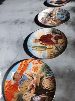 John Wayne And Friends Limited Edition Collector's Plates Numbered
