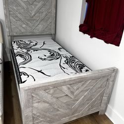 Bed frame/mattress for sale 200 or best offer
