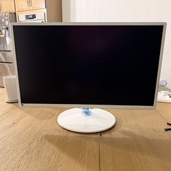 Samsung 27” Monitor (S27D360) – White/Blue Design – Like New – Rare Aesthetic