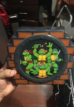 Ninja turtles piggy bank good condition