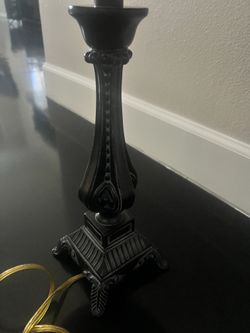 Black desk lamp