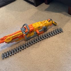 old vintage nerf gun vulcan ebf-25(only chain and gun)