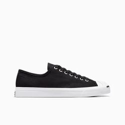 Converse Jack Purcell JP Ox Classic Canvas Low Black Sneaker Men's 12 164056C