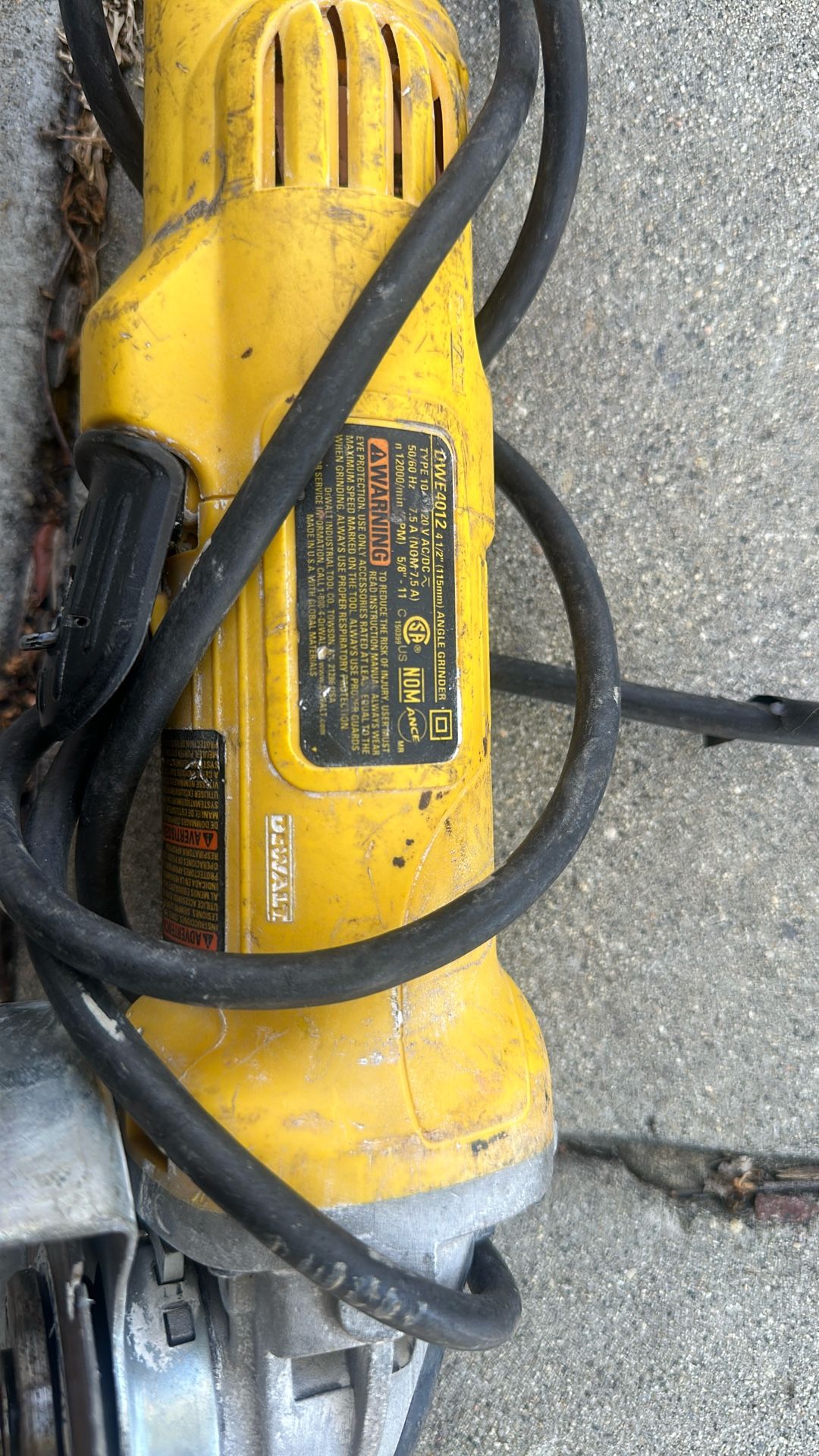 Angle Grinder With Diamond Blade