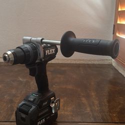 Flex 1/2in 24v hammer drill with 6 ah battery