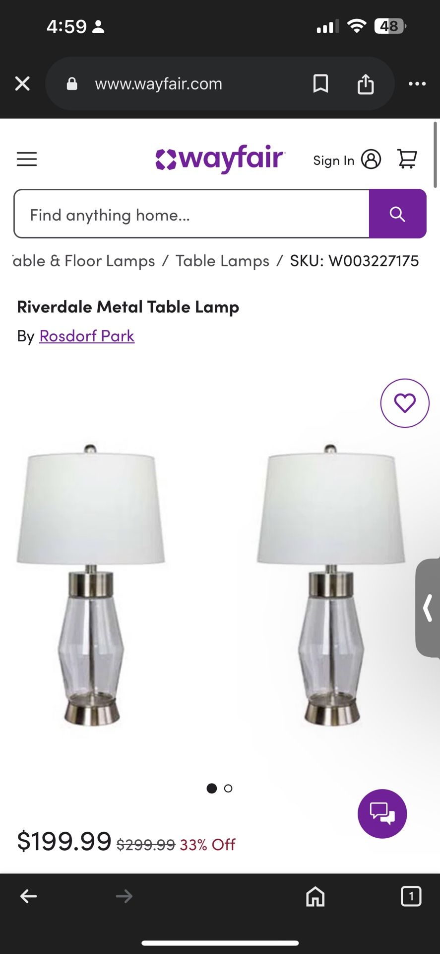 Lamps With Linen Shades