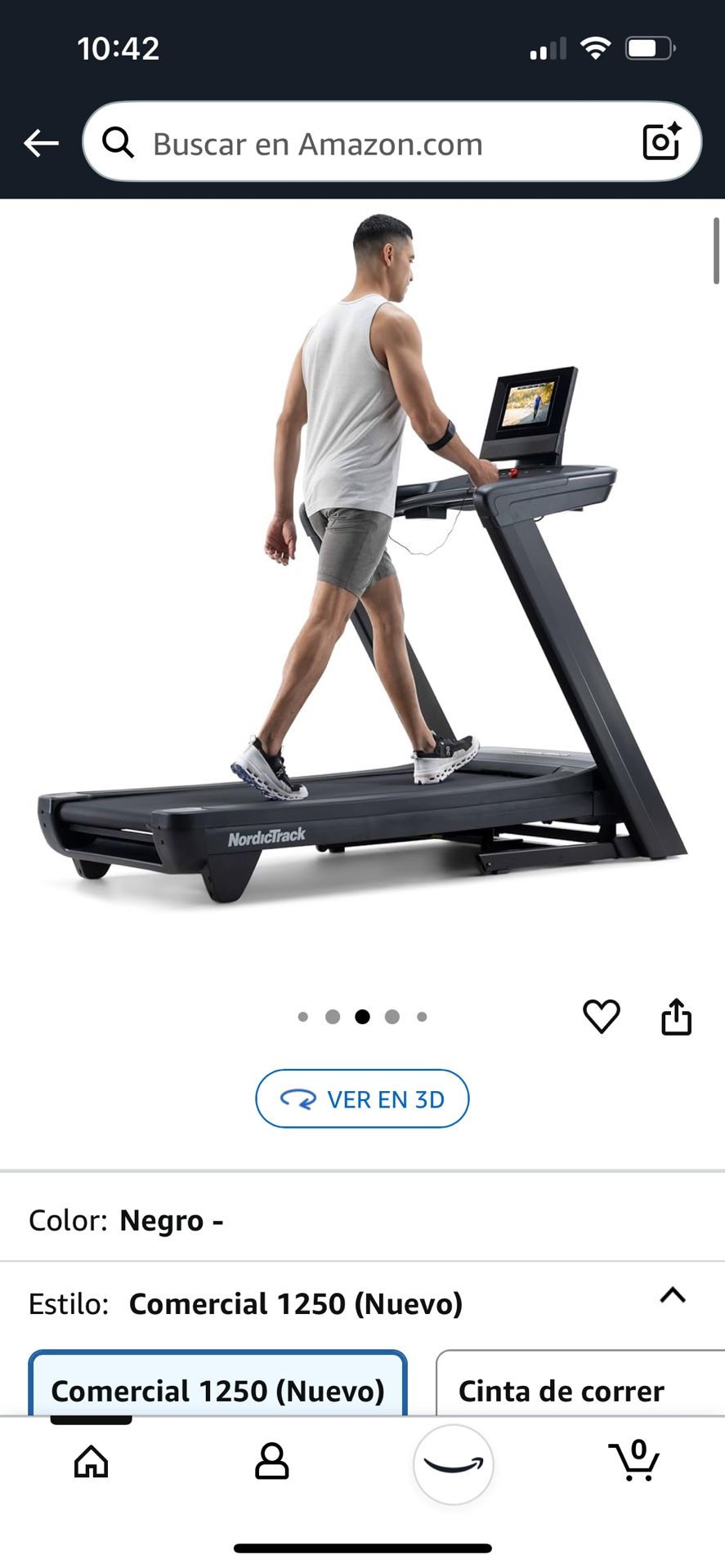 Treadmil Commercial NORDICTRACK 1250 New in Box Never Used Amazon price from 1450$ and up