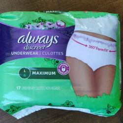 ALWAYS DISCREET MAXIMUM UNDERWEAR