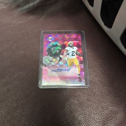 Blake Corum Auto Rookie Card Prestige /25