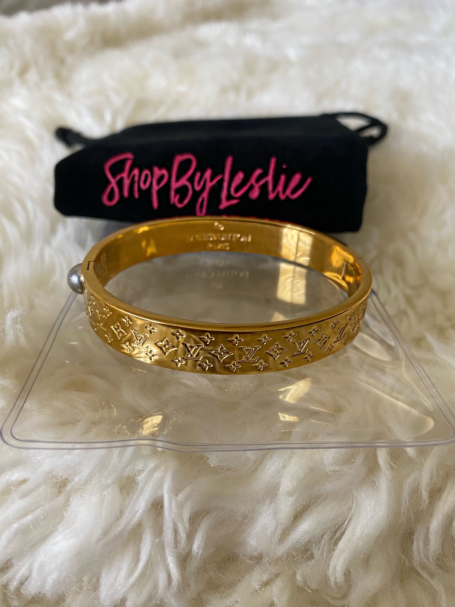 Authentic Louis Vuitton nanogram cuff bracelet for Sale in Tustin, CA -  OfferUp