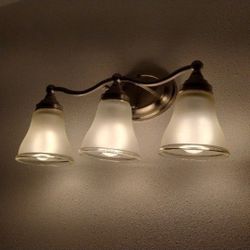 Frosted Glass Bathroom Vanity Lights (New In Box)