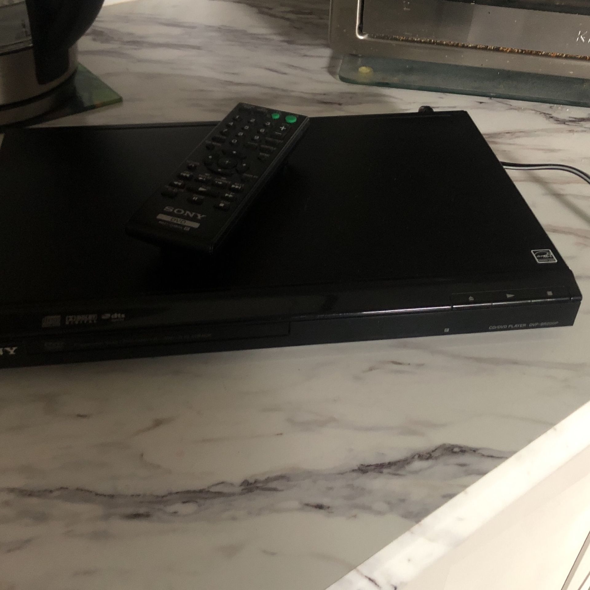 Sony DVD Player With Remote No HDMI Older Model