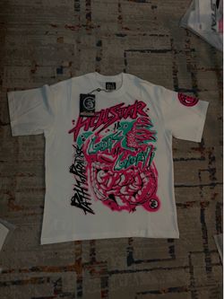 Hellstar pink tee shirt