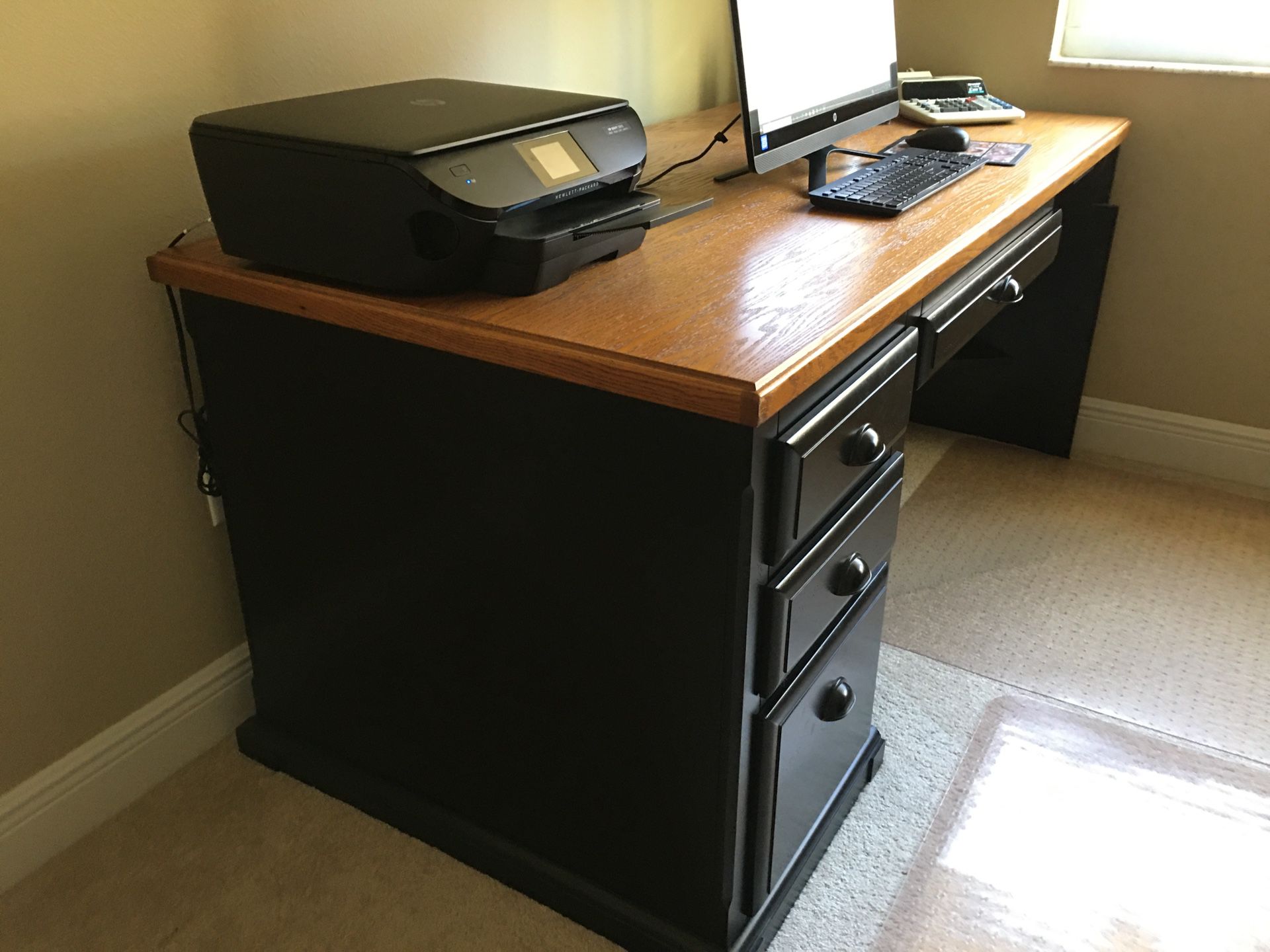 DESK..solid wood & from Friedman’s!!