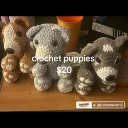 Crochet plushies