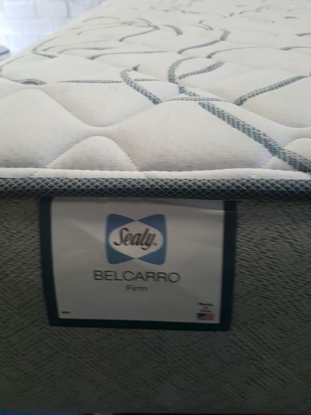 Sealy belcarro firm queen mattress