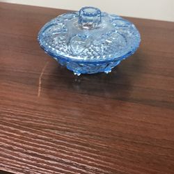 Blue MCM Candy Dish