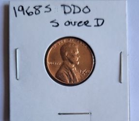 1968 S Lincoln Penny DDO Restamp