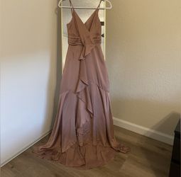 Express Dress Satin Color: Dusty Pink XS
