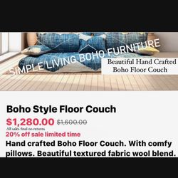Brand New Boho Chic Loveseat