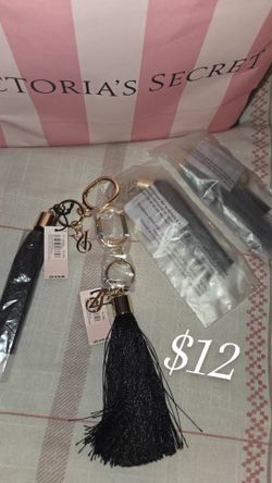 Victoria secret and pink key chains and wallets
