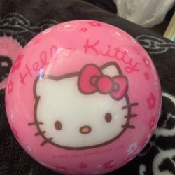 Hello Kitty Sanrio bowling ball