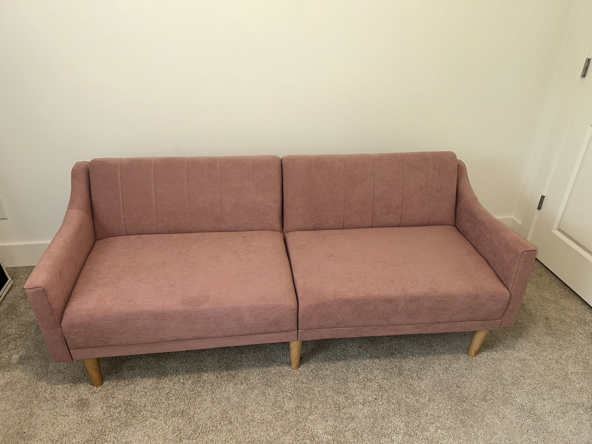 Pink Futon Couch