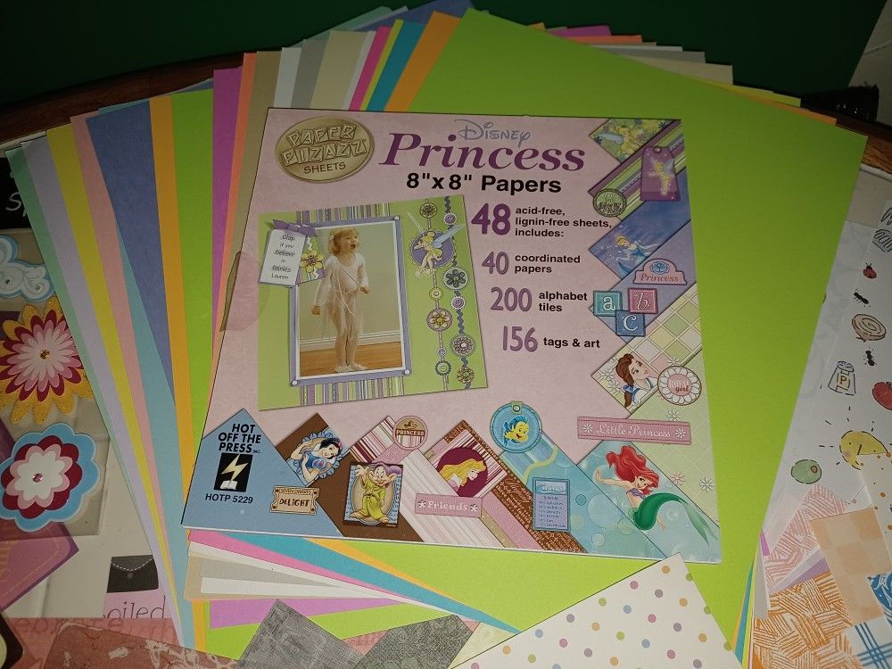Scrapbooking Stuff In Container