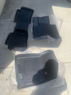 Floor Mats for Hyundai Tucson 2021 All Weather Guard Floor Liners 1st and 2nd Row Floor Liner Car Mat Set Accessories Black