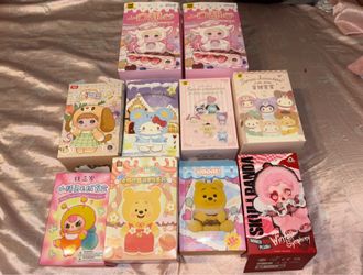 Cute Aesthetic Charm Pendants Bundle – Sanrio Friends, Nommi Style & Winnie the Pooh Themes
