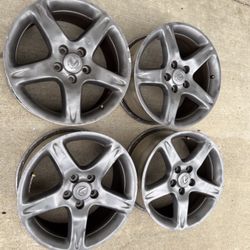 4 - 17x8 5x4.5 5x114.3 Stock Lexus Es300 Is250 Camry Wheels Rims !