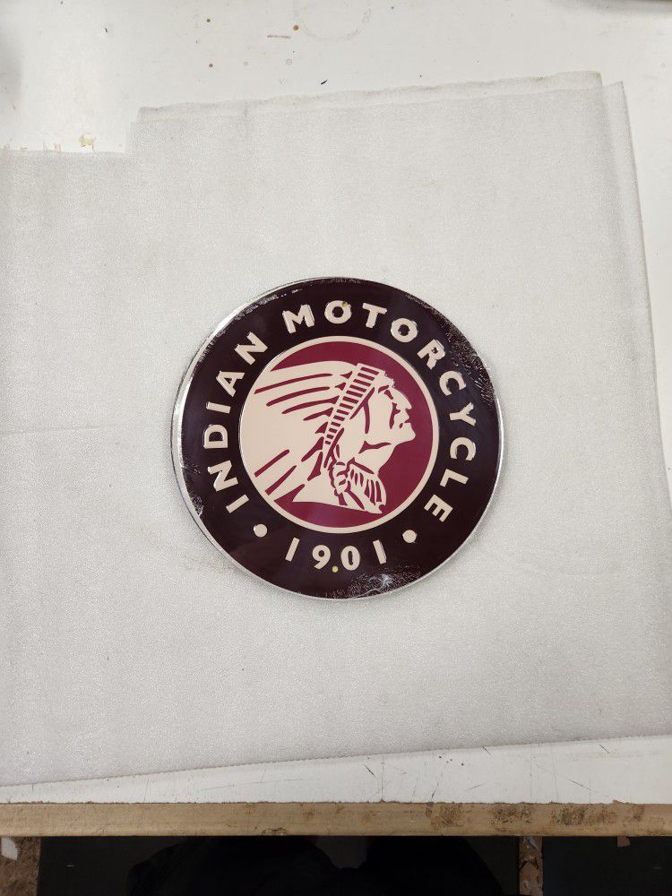 Indian Motorcycle Logo Metal Sign 