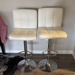 White Bar Stools