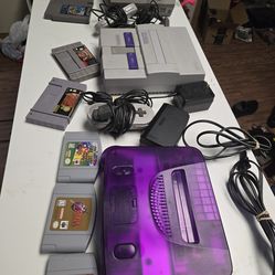 Nintendo systems!!!! Nes,n64, n snes