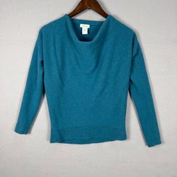 Sundance Women's XS Cashmere Pullover Sweater Blue
