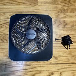 Treva 10 “ Fan 2 Speed Battery Operated & Adapter Powered sleek & powerful *note power adapter is not original, but it works! 