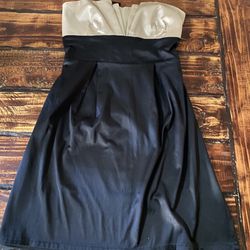 Satin Strapless Dress