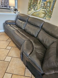 Bobs Furniture Leather Sectional