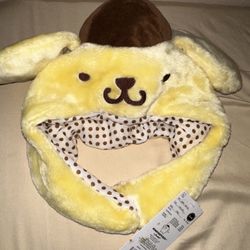 NWT Sanrio POMPOMPURIN Kigurumi Hat