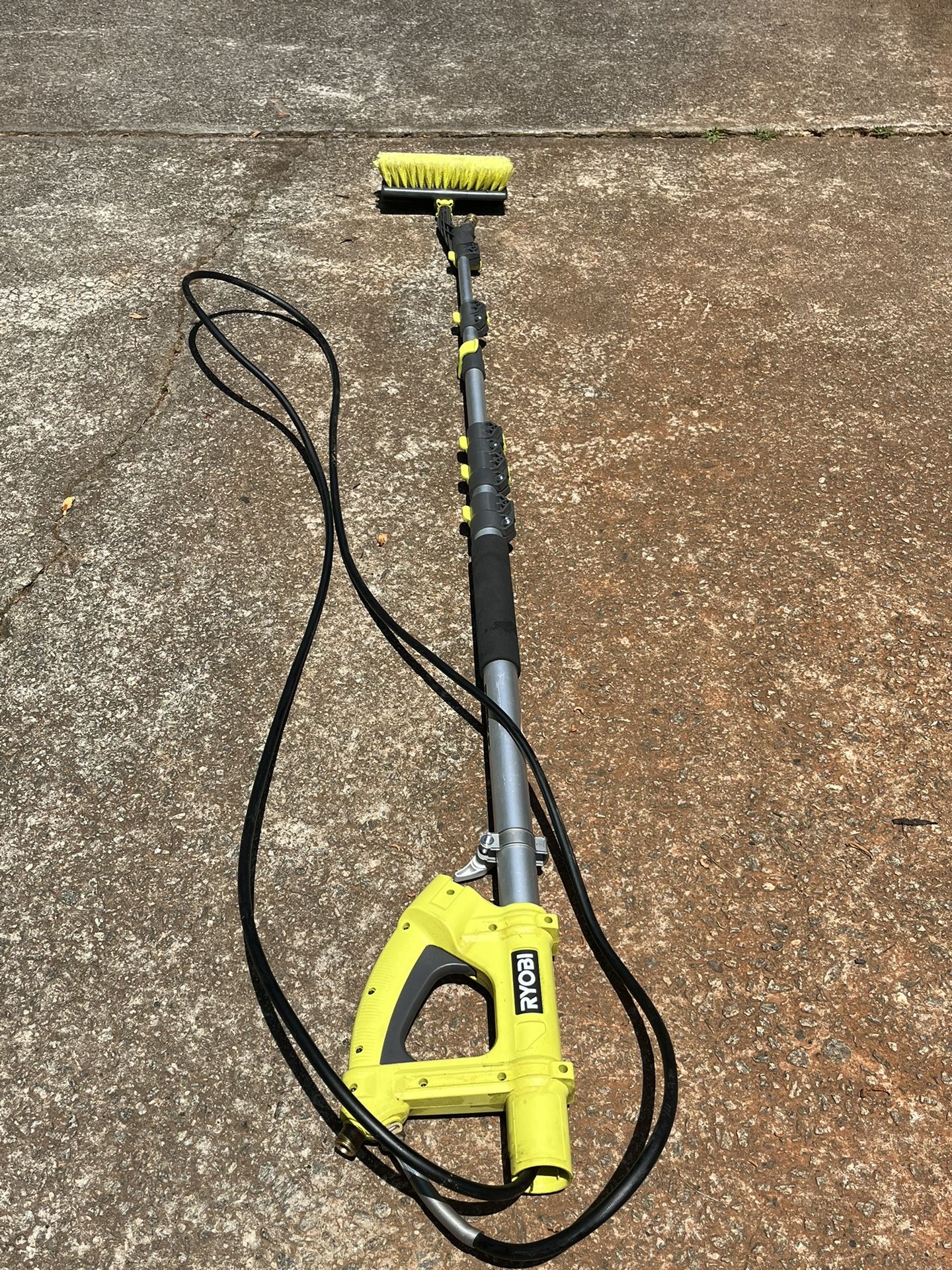 RYOBI 18 ft. Extension Pole with Brush for Pressure Washer