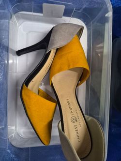 Chinese Laundry 2-tone heels 9.5