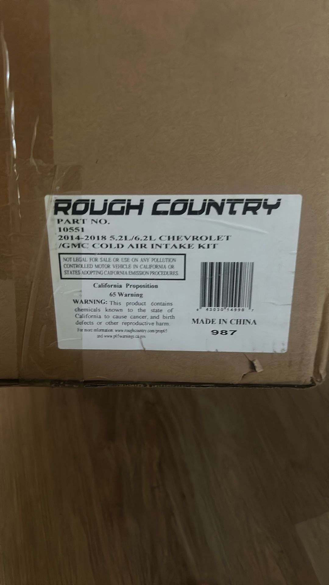 2014-2018 Rough Country Chevy/gmc Cold Air Intake
