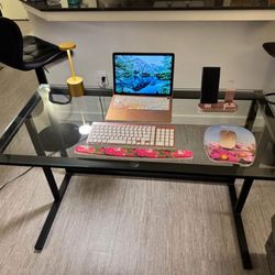 Glass Desk 