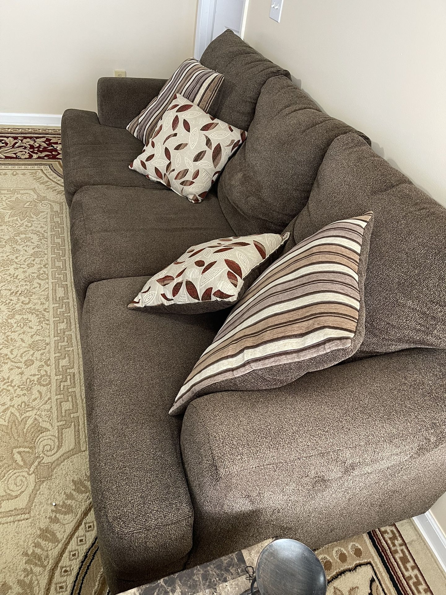 Three seater Brown Couch