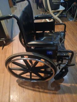 Wheel chair no leg attachments