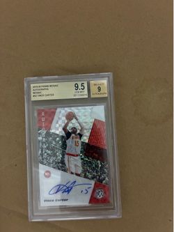 Vince Carter Auto card
