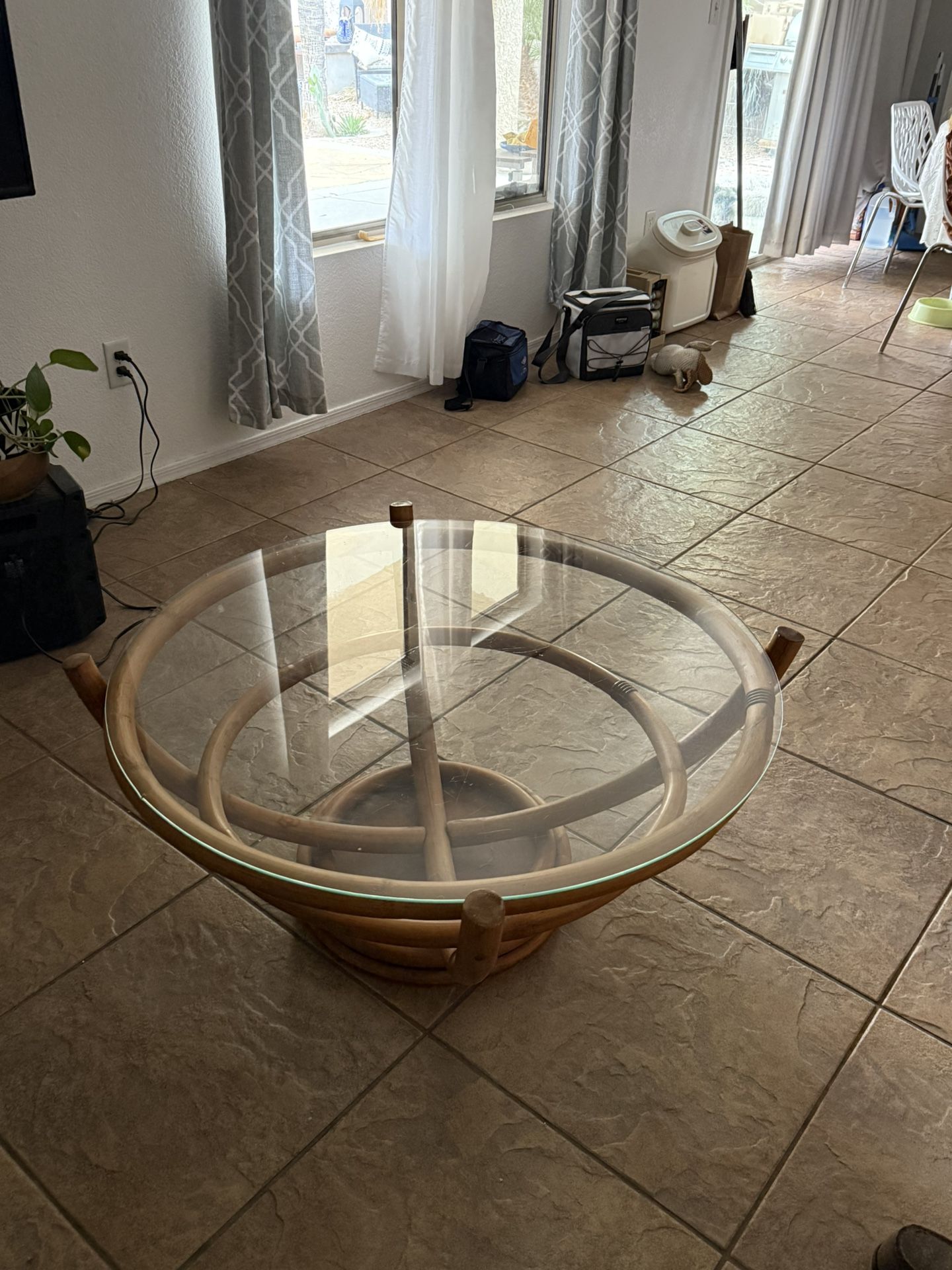 Bamboo Coffee Table $50