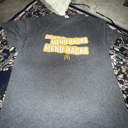 McDonald’s Limited Edition Menu Hacks Mens Grey
