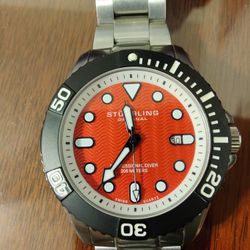 Stuhrling 200m Swiss Diver Watch