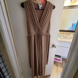 Tan/brown Long Dress Size S